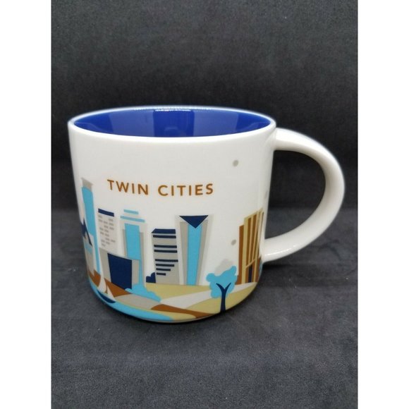 Starbucks You Are Here Twin Cities Coffee Cup Mug 2015 Retired - Picture 1 of 6